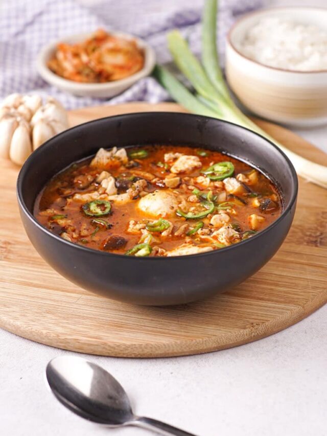 Simple Spicy Korean Tofu Soup Recipe Story